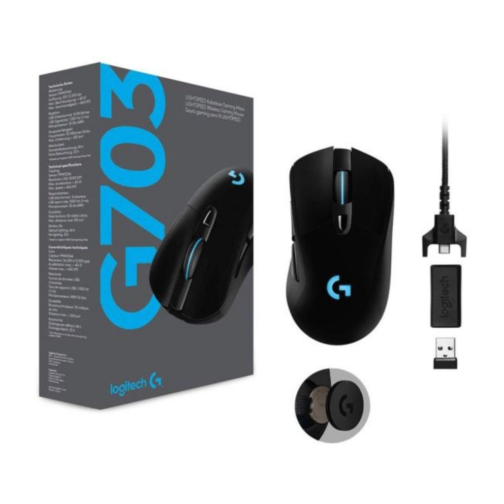 موس گیمینگ لاجیتک Logitech G703 Lightspeed