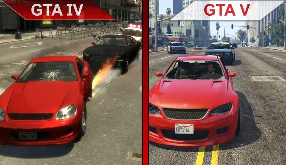 نگاه کلی به دو بازی GTA V و GTA IV